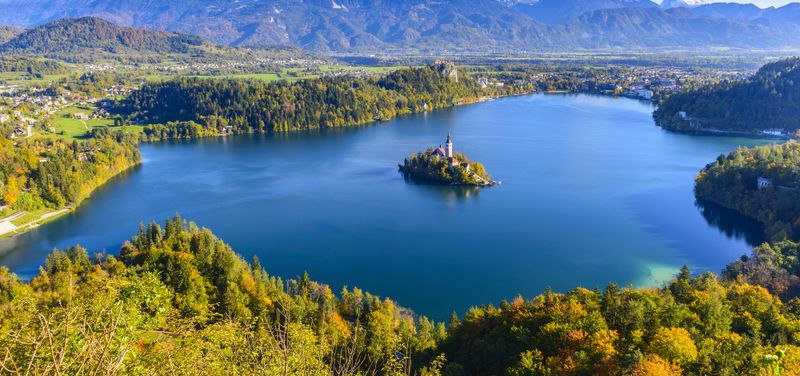incroyable paysage sur le territoire slovène