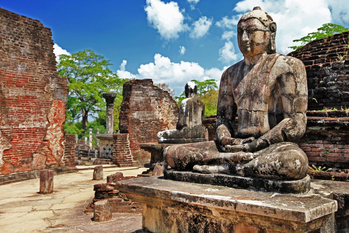 Statue Buddha au Sri Lanka
