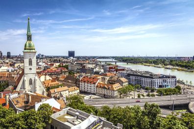 Vue de Bratislava en Slovaquie