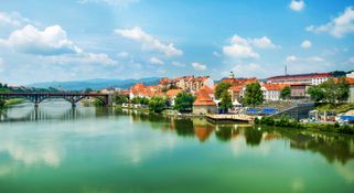 La charmante ville de Maribor en Slovénie